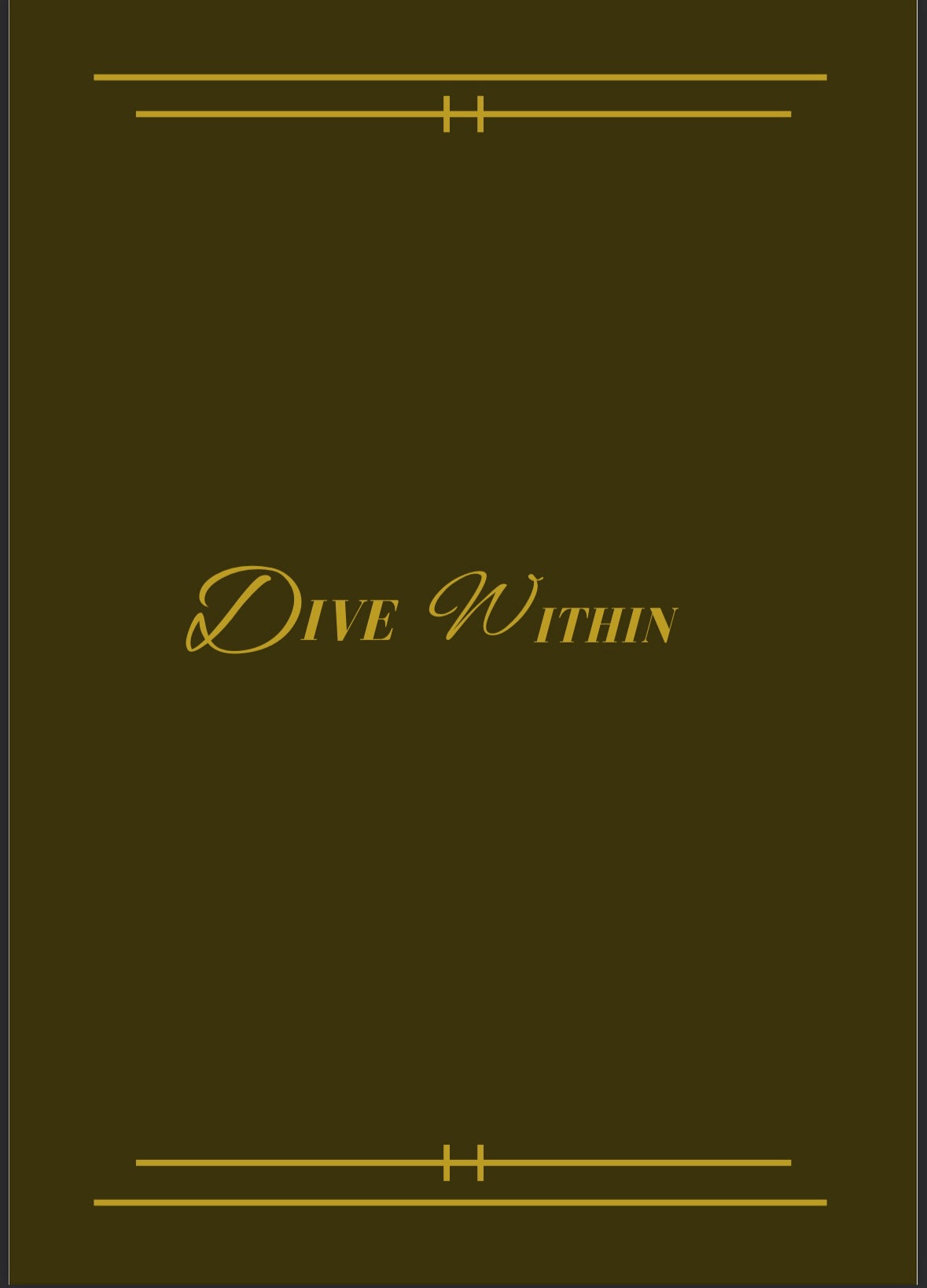 Digital Version of Dive Within Journal