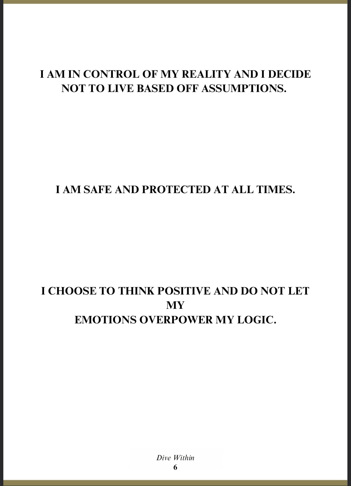 Digital Version of Dive Within Journal